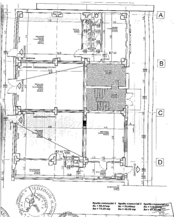  Spatiu comercial 242 mp utili, zona Ultracentrala Husi, Vaslui