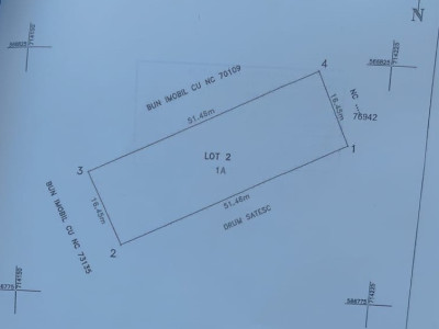 Teren 846 mp situat in intravilanul satului Secuia, Munetnii de Jos, Vaslui