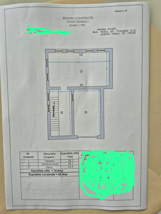 Spatiu birouri, diverse afaceri, in Vaslui, in spatele fostului BCR,Ultracentral