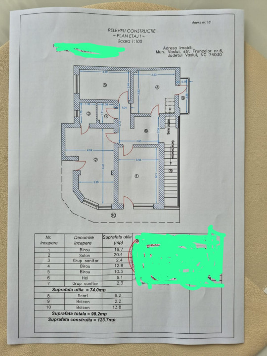 Spatiu birouri, diverse afaceri, in Vaslui, in spatele fostului BCR,Ultracentral